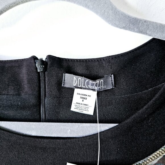 NEW Dolcezza Simply Art Dress Size S Abstract Wearable Art - Picture 3 of 3